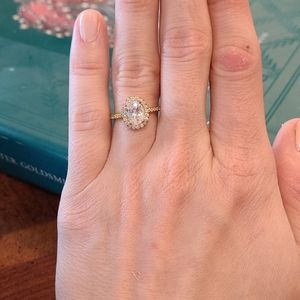 Oval Halo Ring